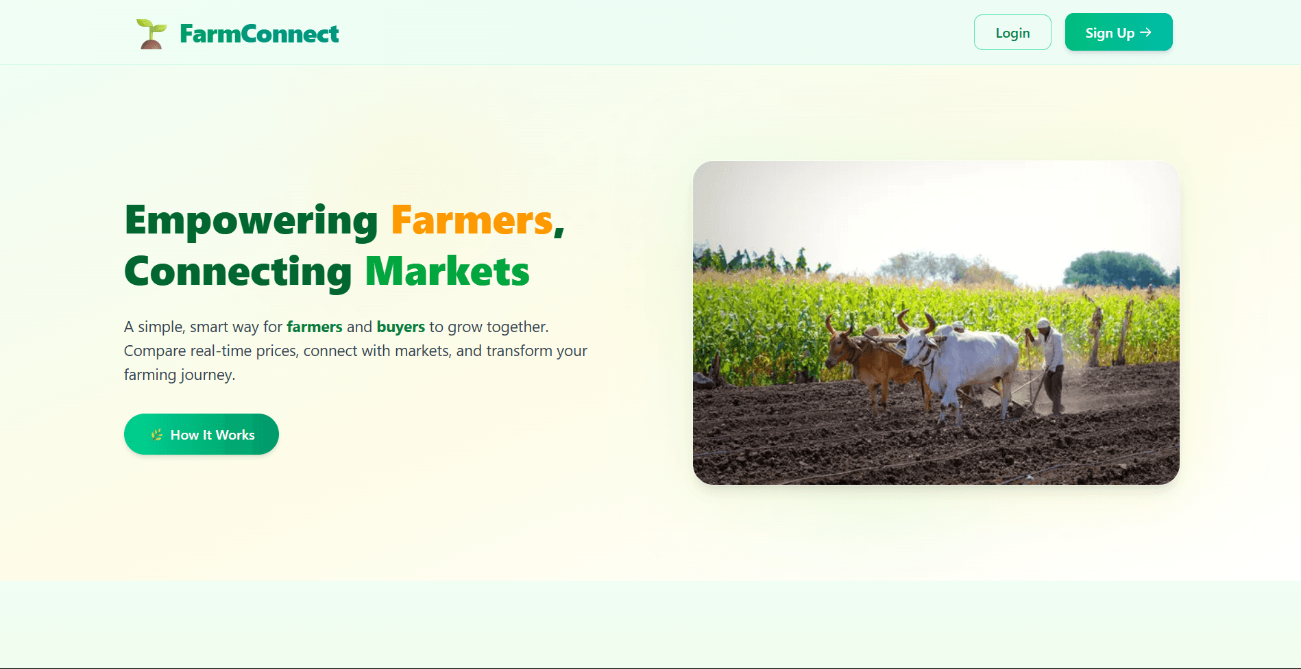 FarmConnect - Hackathon Project